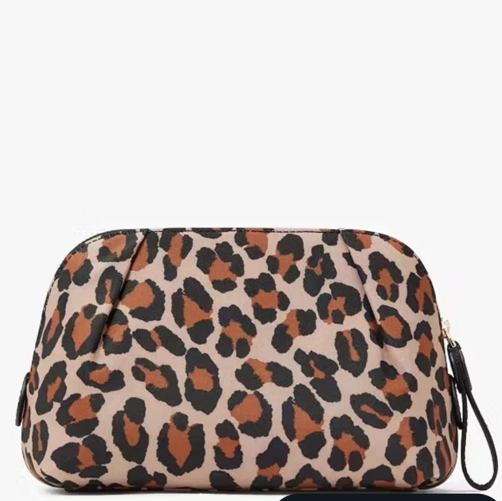 Kate Spade Chelsea Spotted Leopard Cosmetic Bag KH755